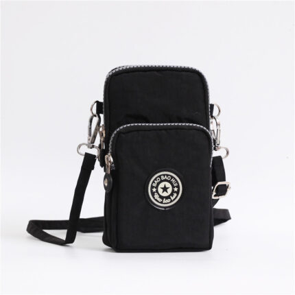 Sac pour téléphone portable, porte-monnaie, mini sac, sac messager, sac pour téléphone portable en tissu, cou suspendu, sac de poignet, sac de téléphone de bras
