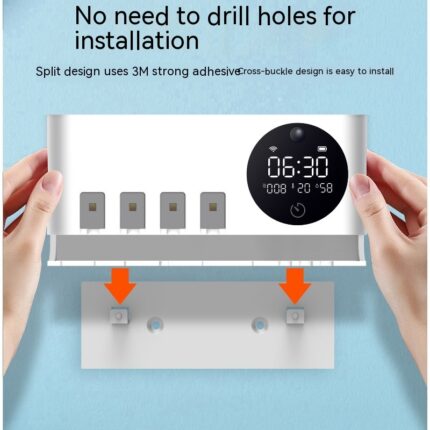 Stérilisateur de brosse à dents ultraviolette Support de brosse à dents intelligent